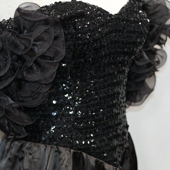 HW Collections Black & Brown Ombre Gown (5/6) - Picture 12 of 16